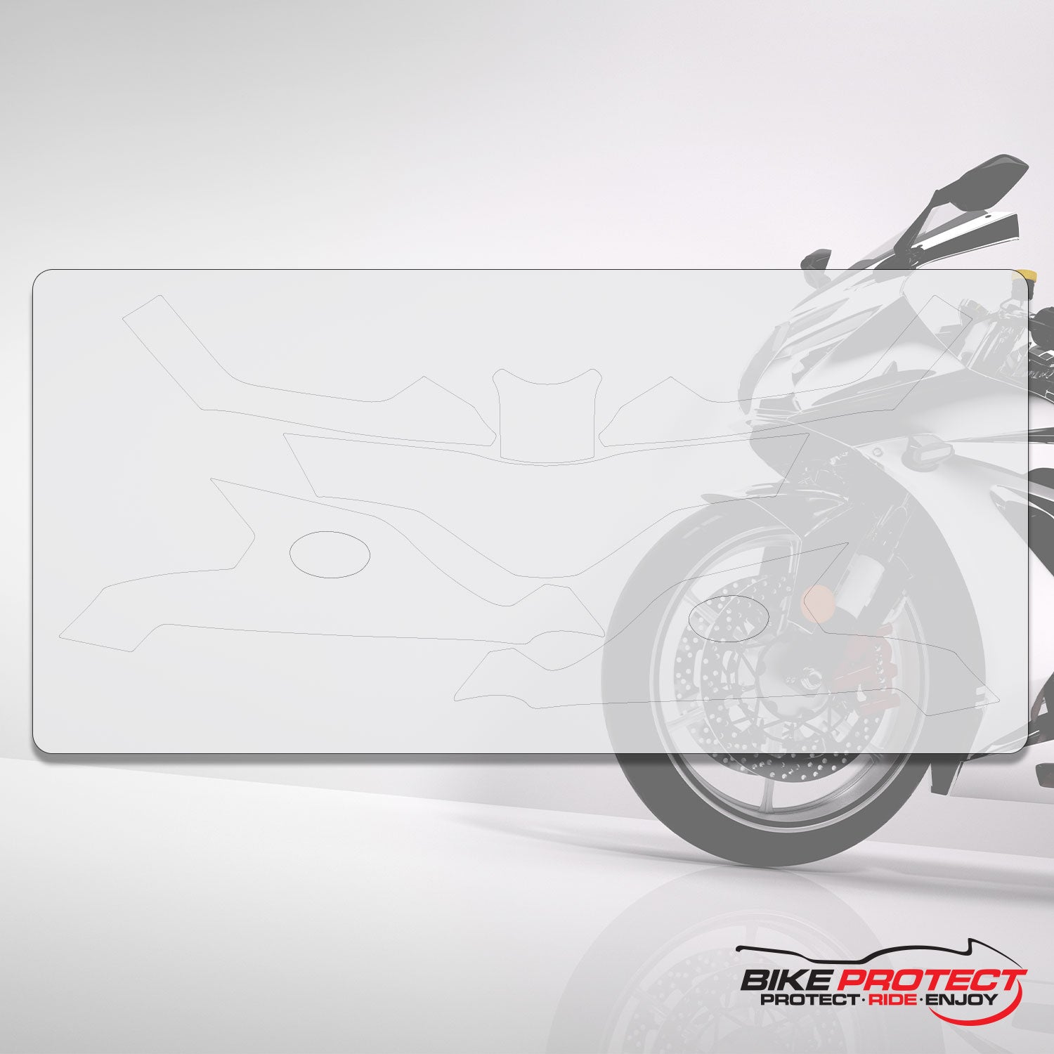 Moto Guzzi Stelvio (2009 - 2011) PPF Paint Protection Film Tank Kit