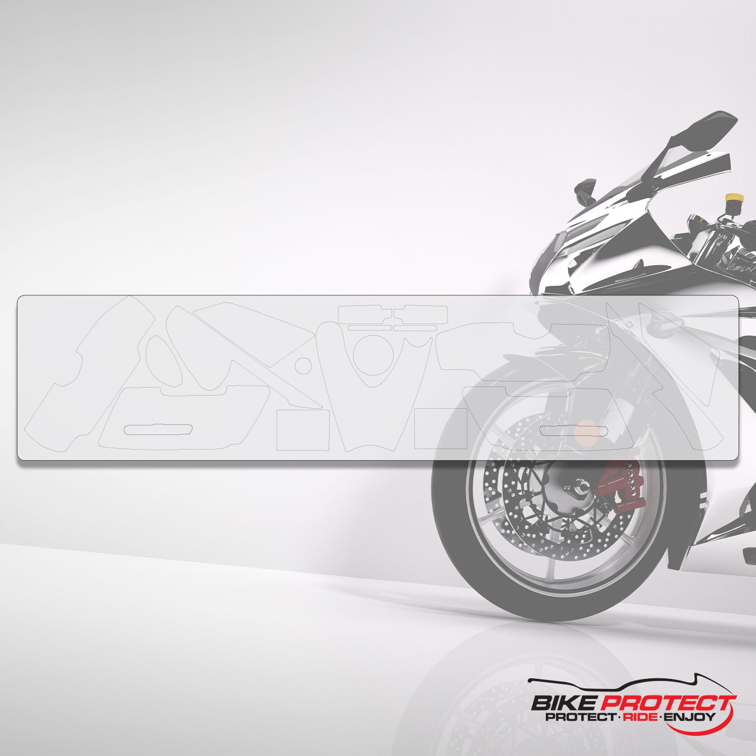 Triumph Rocket 3 Touring (2008 - 2009) PPF Paint Protection Film Full Kit