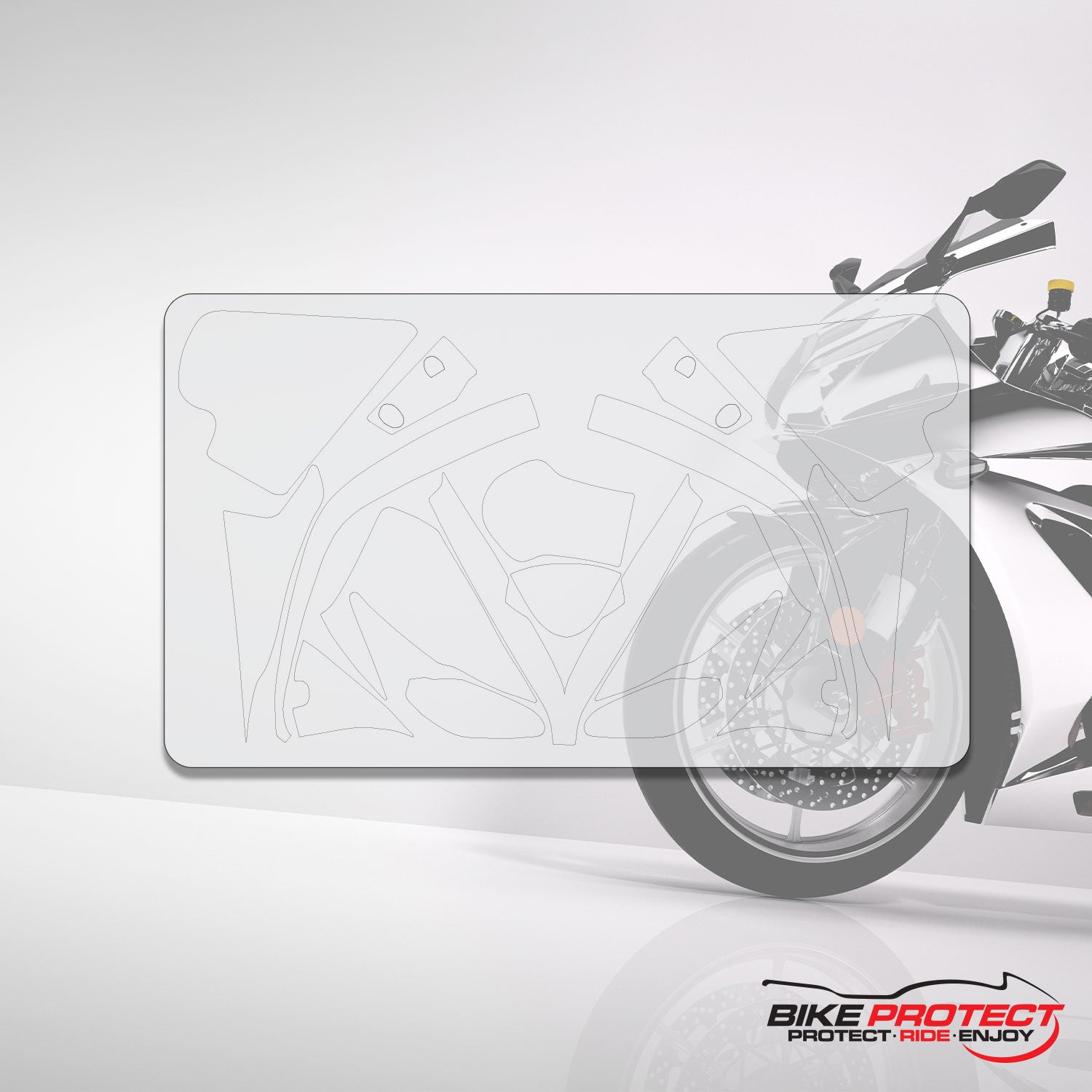 Triumph Daytona 675 (2009 - 2012) PPF Paint Protection Film Full Kit
