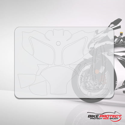 Yamaha FJR1300 (2001 - 2005) PPF Paint Protection Film Tank Kit