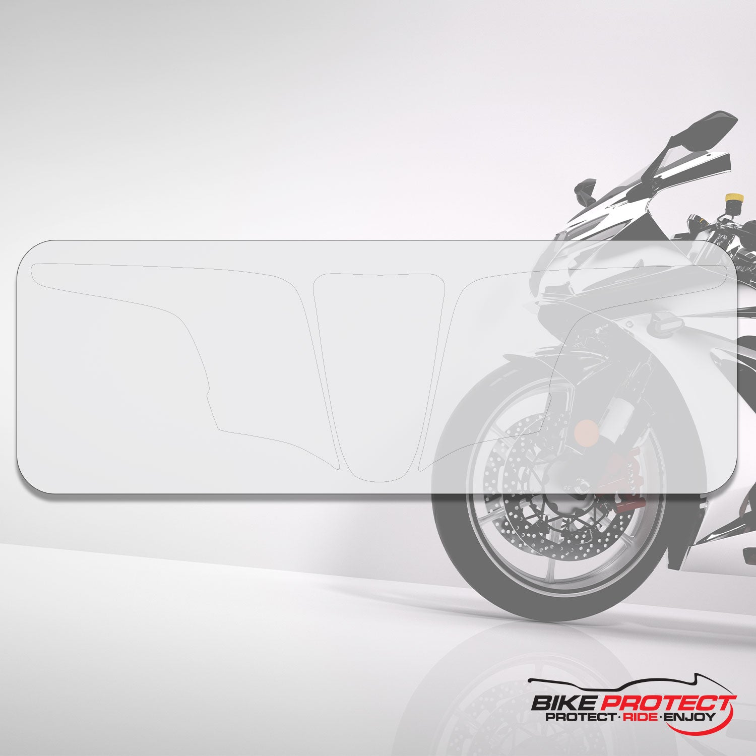 Triumph Tiger 800XC (2011 - 2014) PPF Paint Protection Film Tank Kit