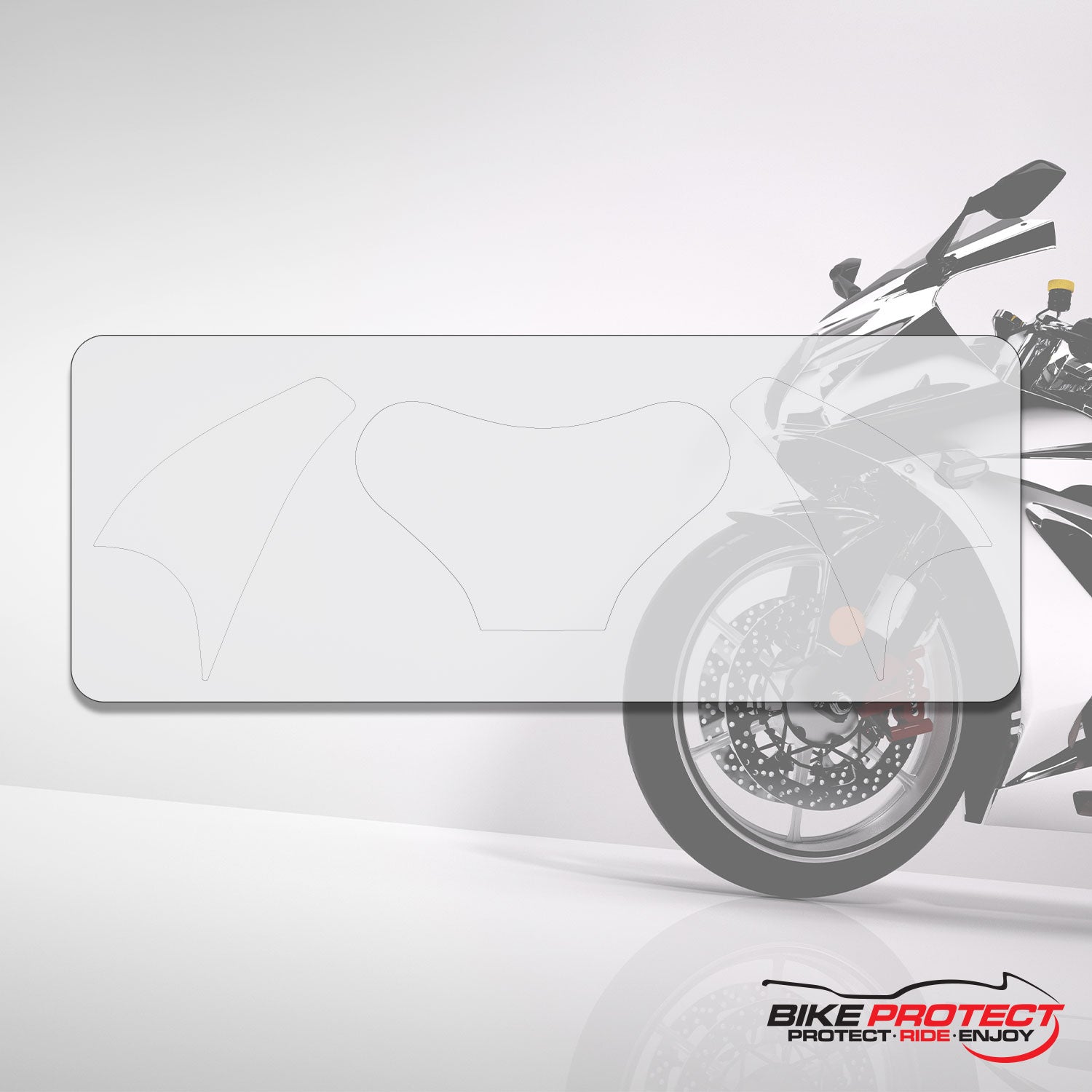 Kawasaki Versys 1000 KLZ (2012-2014) PPF Paint Protection Film Tank Kit