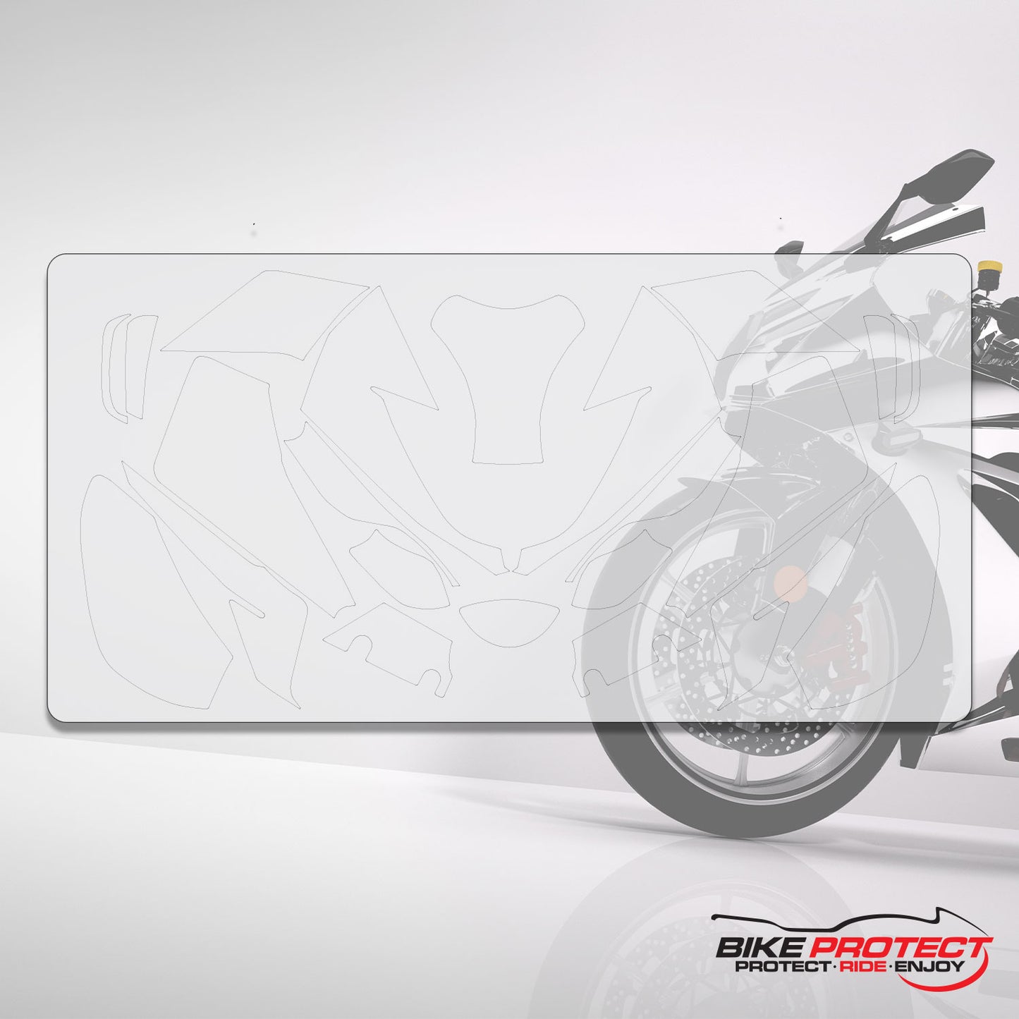 Kawasaki ZX-6R (2009-2013) PPF Paint Protection Film Full Kit