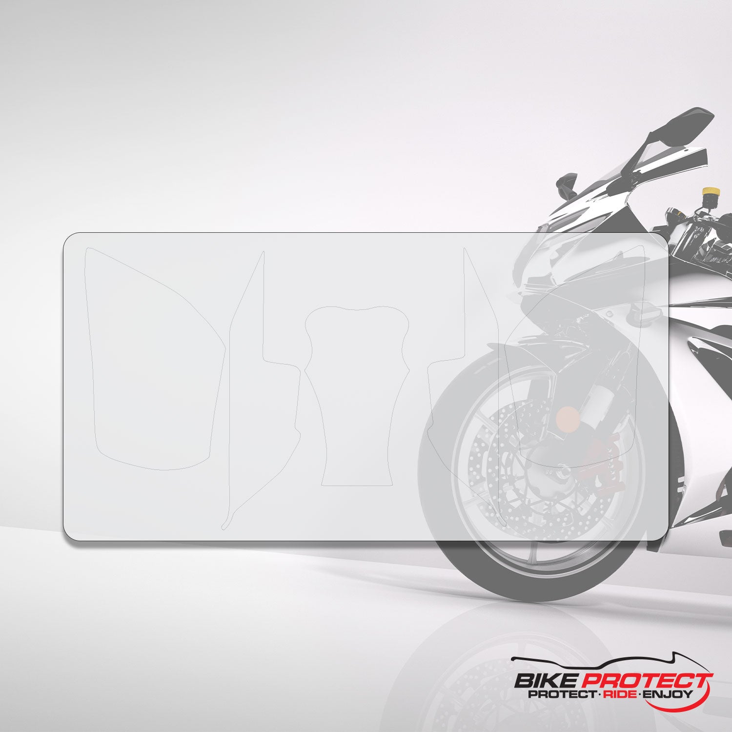 Aprilia Shiver SL750 (2007 - 2009) PPF Paint Protection Film Tank Kit