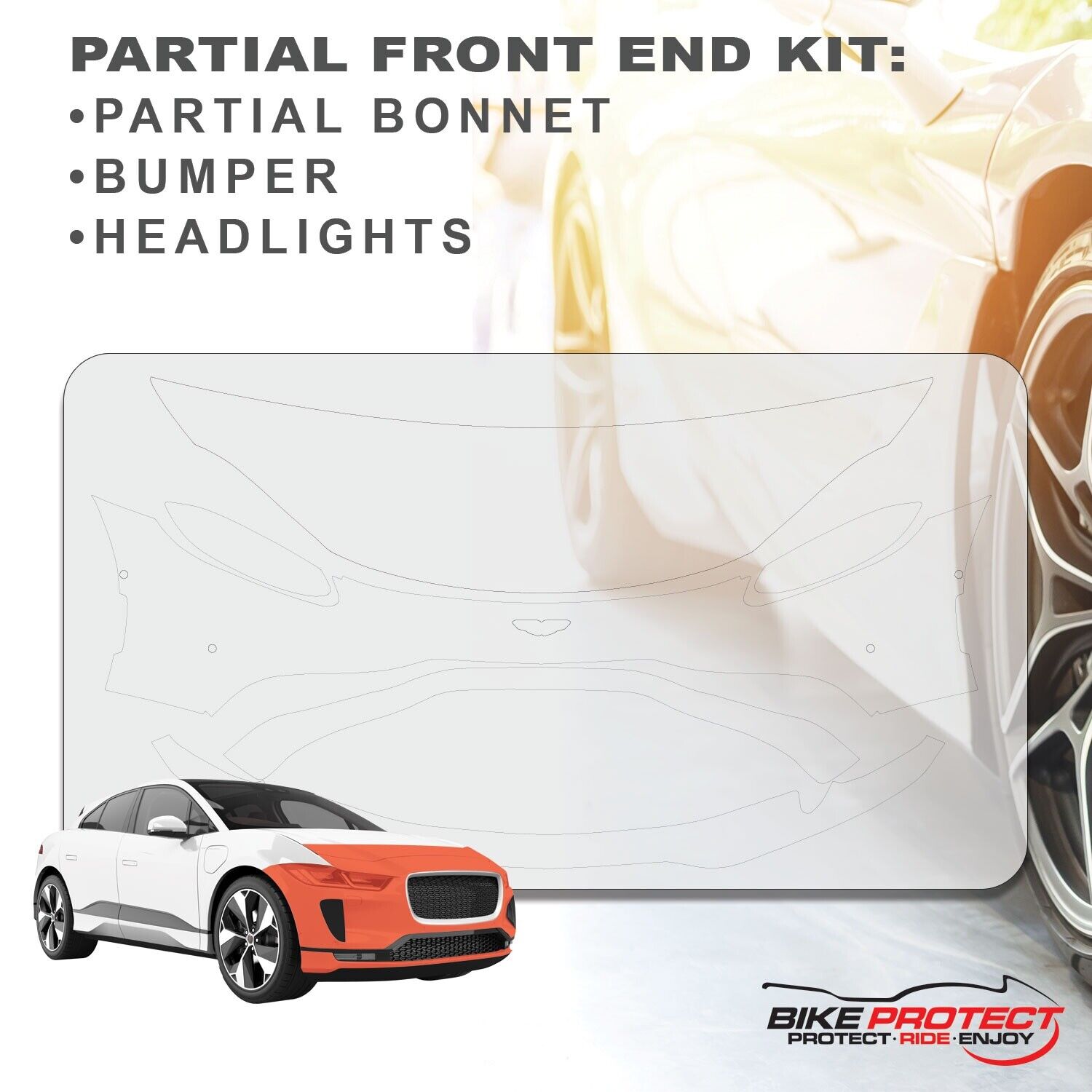 Aston Martin V8 Vantage (2018 - 2025) PPF Paint Protection Film Partial Front End Kit