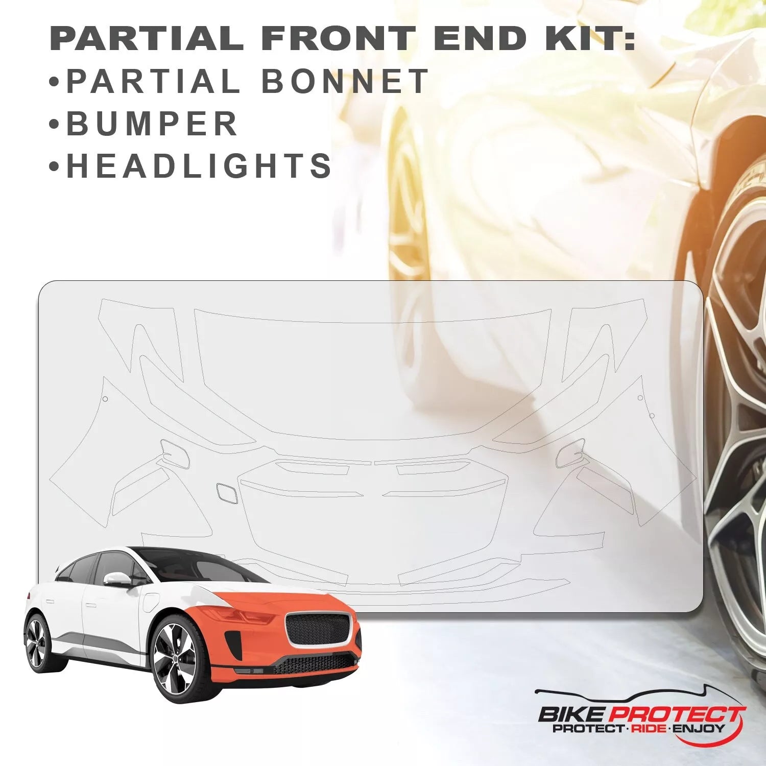 Audi RS6 Avant (2021 - 2025) PPF Paint Protection Film Partial Front End Kit