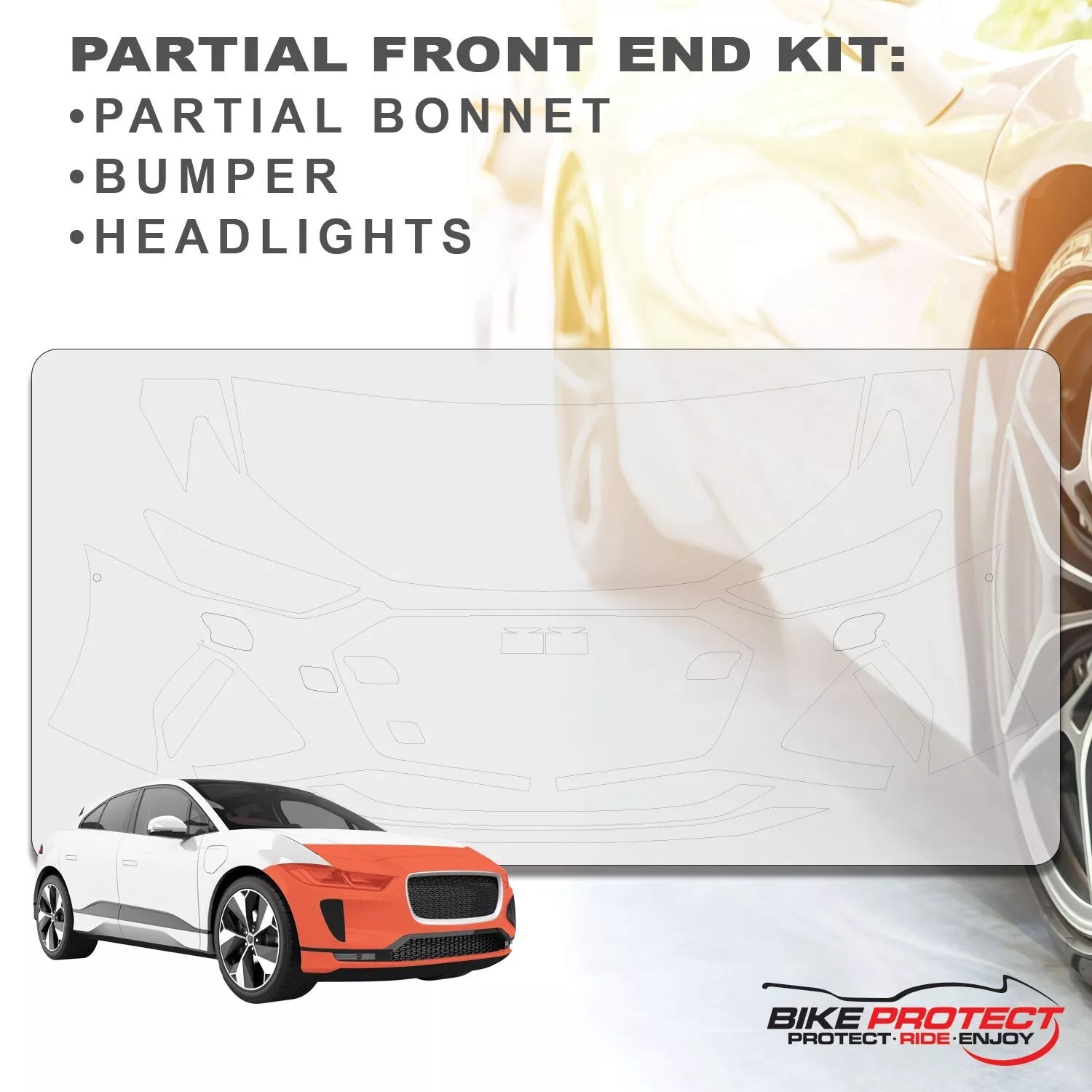 Audi RS7 (2021 - 2025) PPF Paint Protection Film Partial Front End Kit