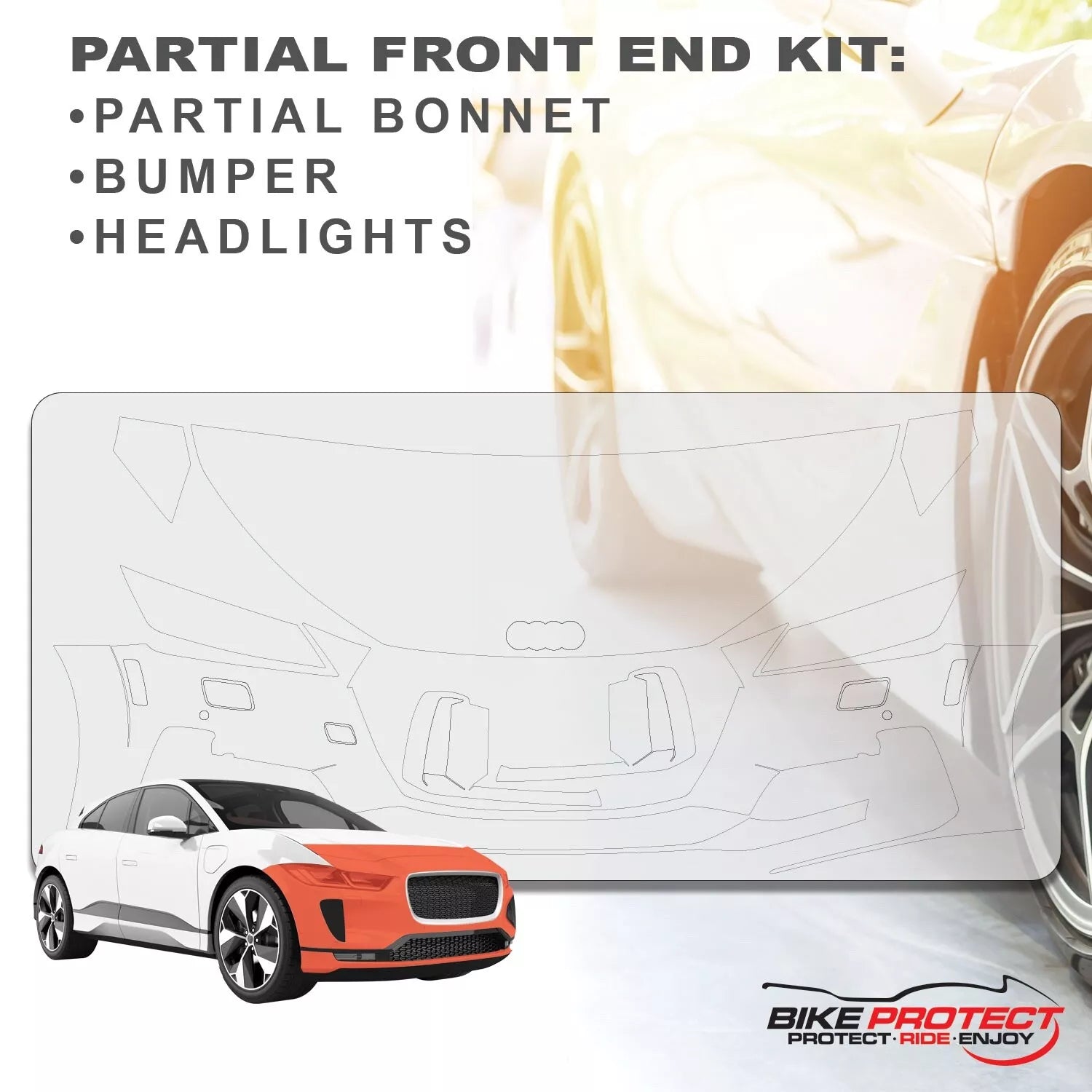 Audi TT RS (2019 - 2024) PPF Paint Protection Film Partial Front End Kit