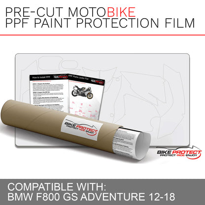 BMW F800 GS Adventure (2012 - 2018) PPF Paint Protection Film Kit