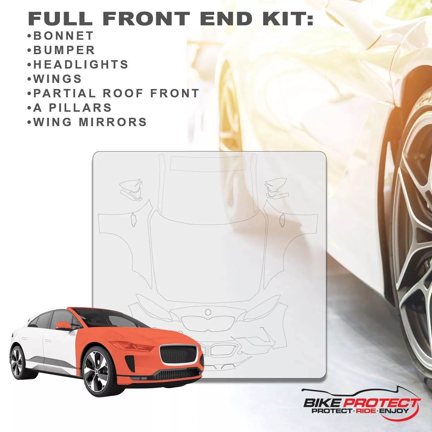 BMW M2 Competition F87 (2018 - 2021) PPF Paint Protection Film Full Front End Kit