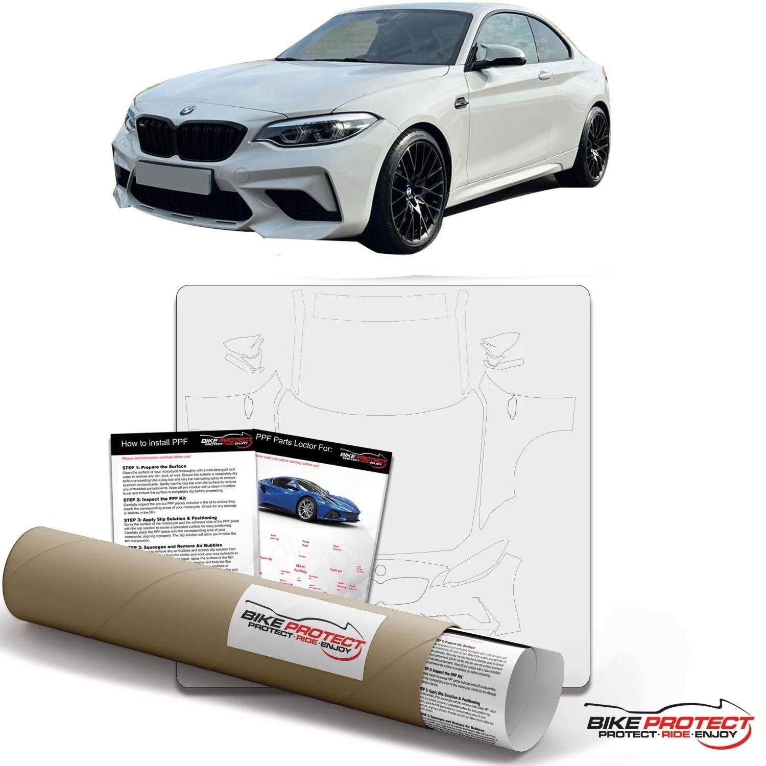BMW M2 Competition (2018 - 2021) PPF Paint Protection Film Kit