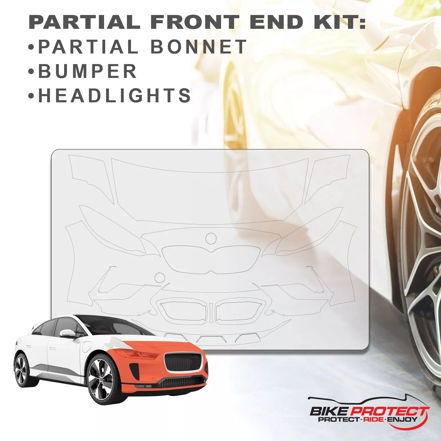 BMW M2 Competition F87 (2018 - 2021) PPF Paint Protection Film Partial Front End Kit