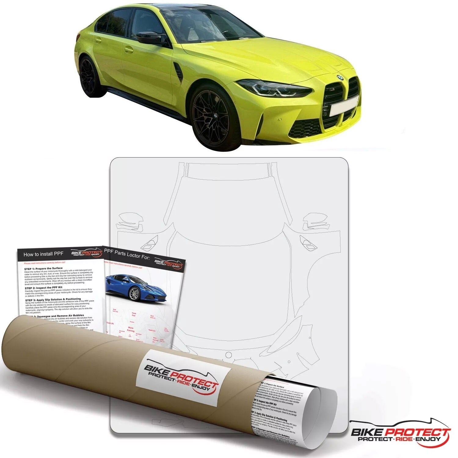 BMW M3 (2022 - 2025) PPF Paint Protection Film Kit