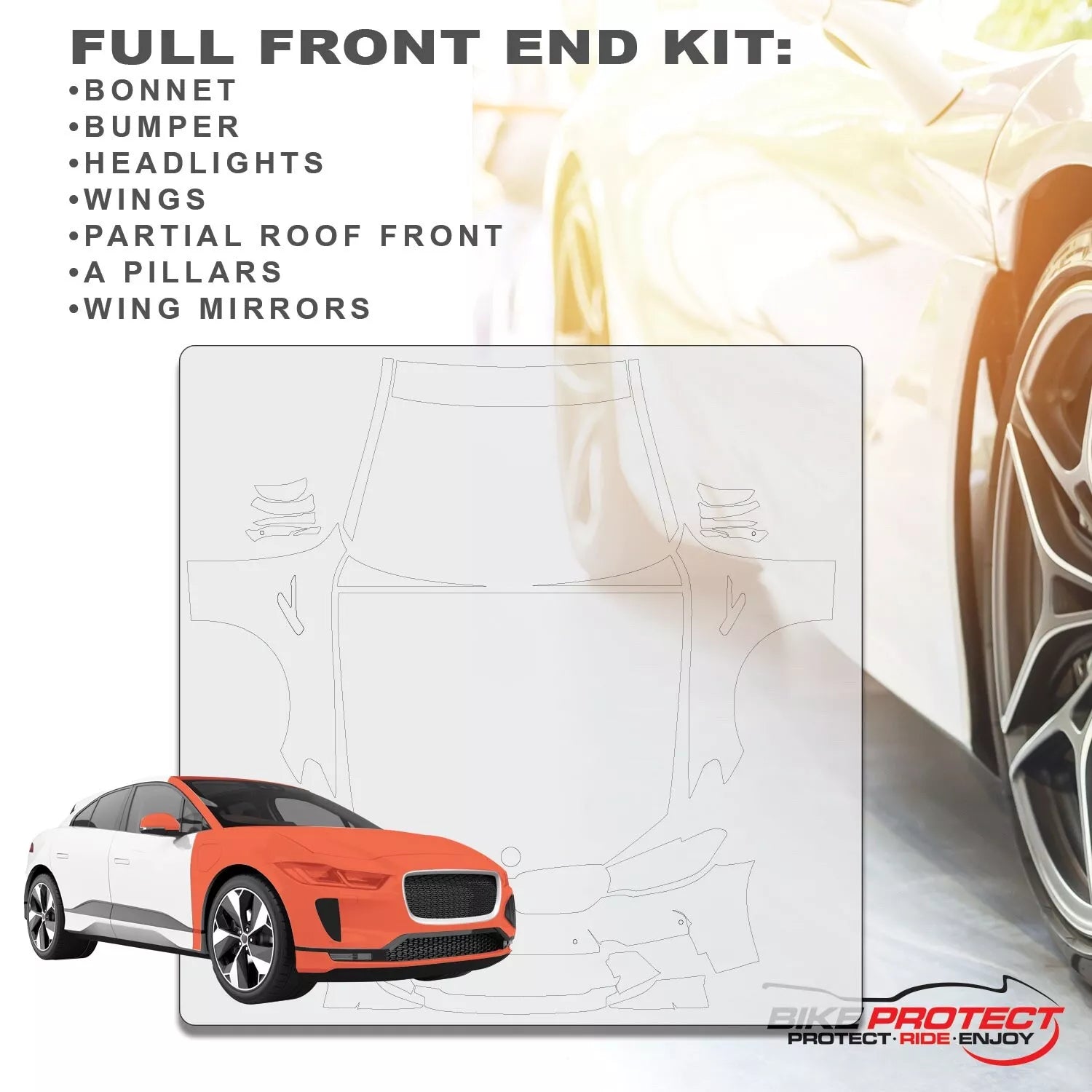 BMW M5 F80 (2018 - 2020) PPF Paint Protection Film Full Front End Kit