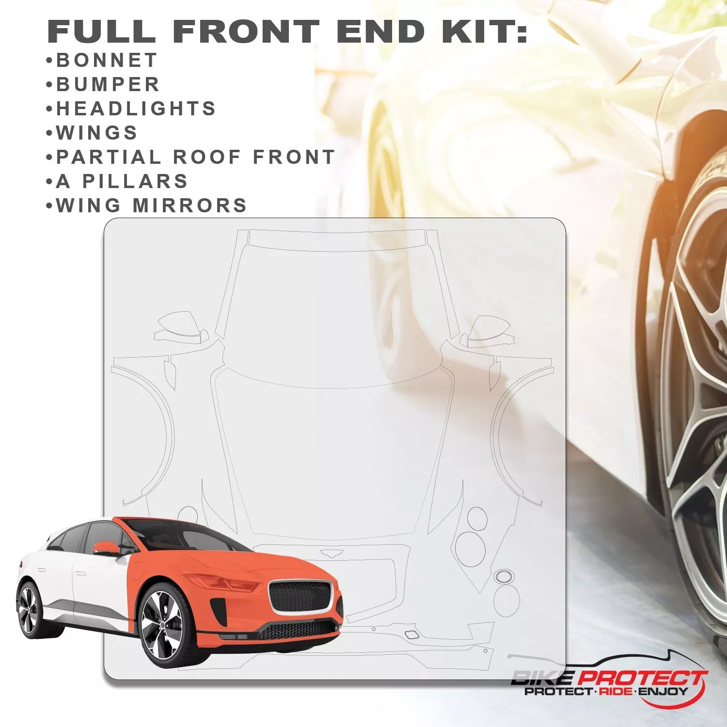 Bentley Bentayga (2015 - 2020) PPF Paint Protection Film Full Front End Kit