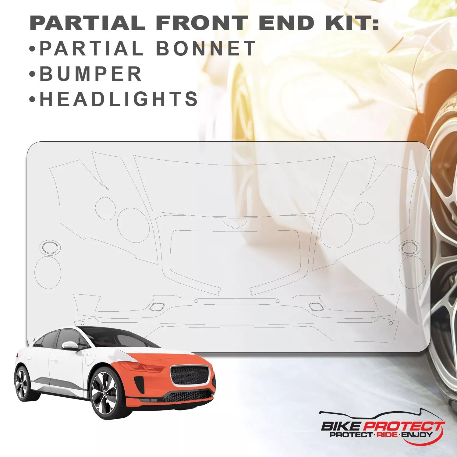 Bentley Bentayga (2015 - 2020) PPF Paint Protection Film Partial Front End Kit