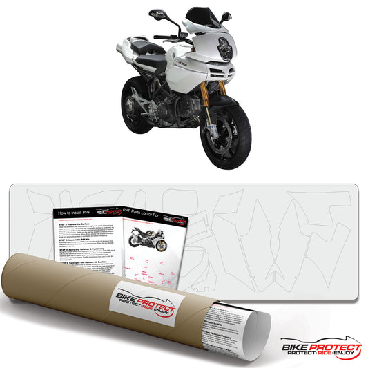 Ducati Multistrada 1100 (2008-2010) Mororcycle PPF Paint Protection Film Kit