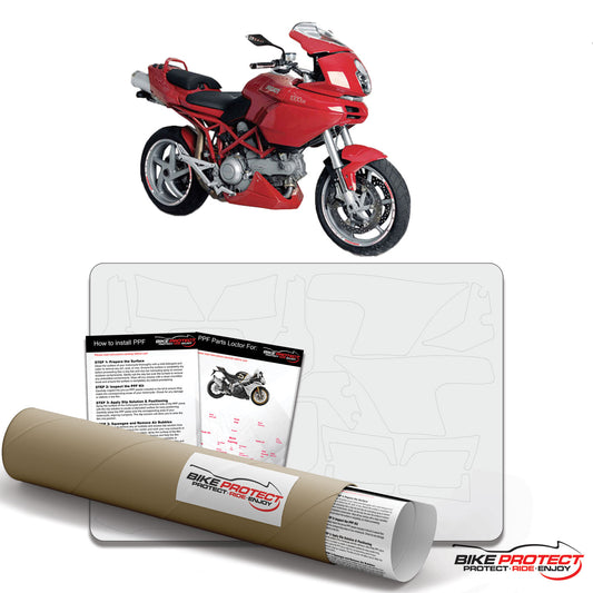 Ducati Multistrada 1000 DS (2004 - 2009) Motorcycle PPF Paint Protection Film Kit