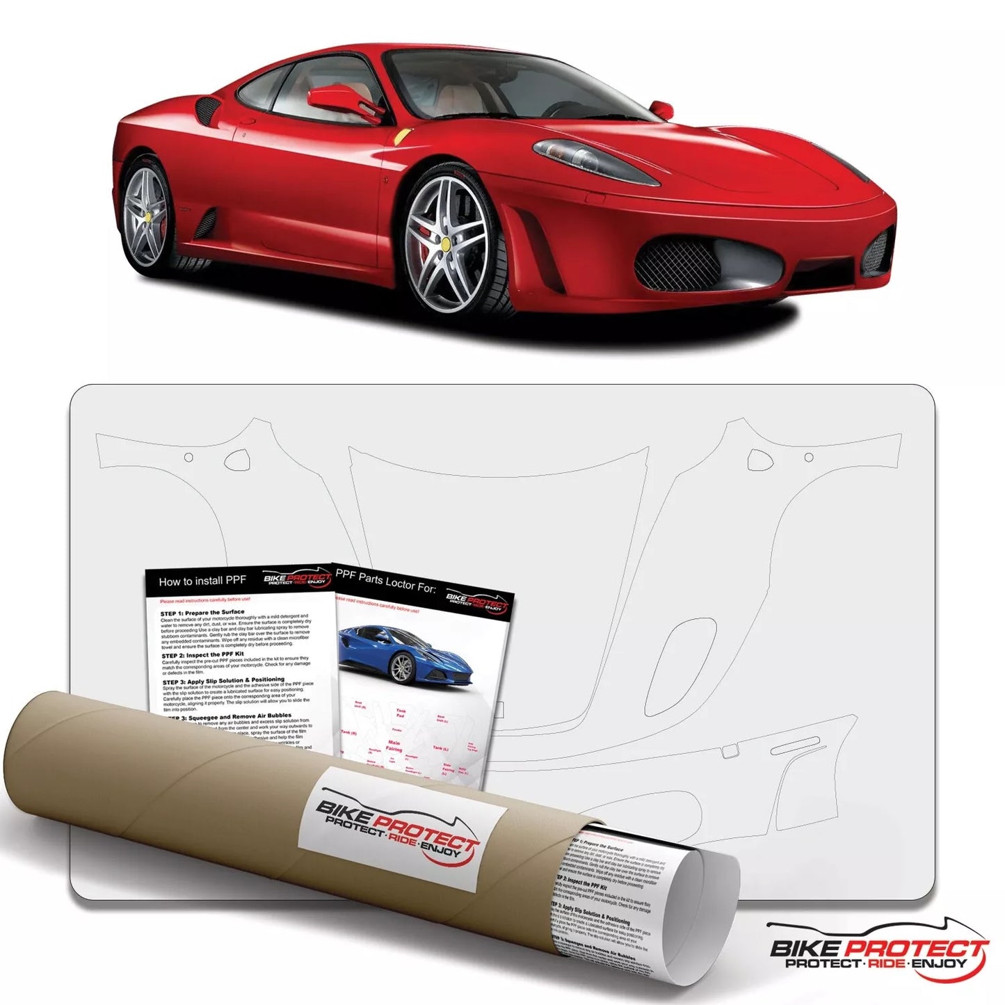 Ferrari F430 (2004 - 2009) PPF Paint Protection Film Kit