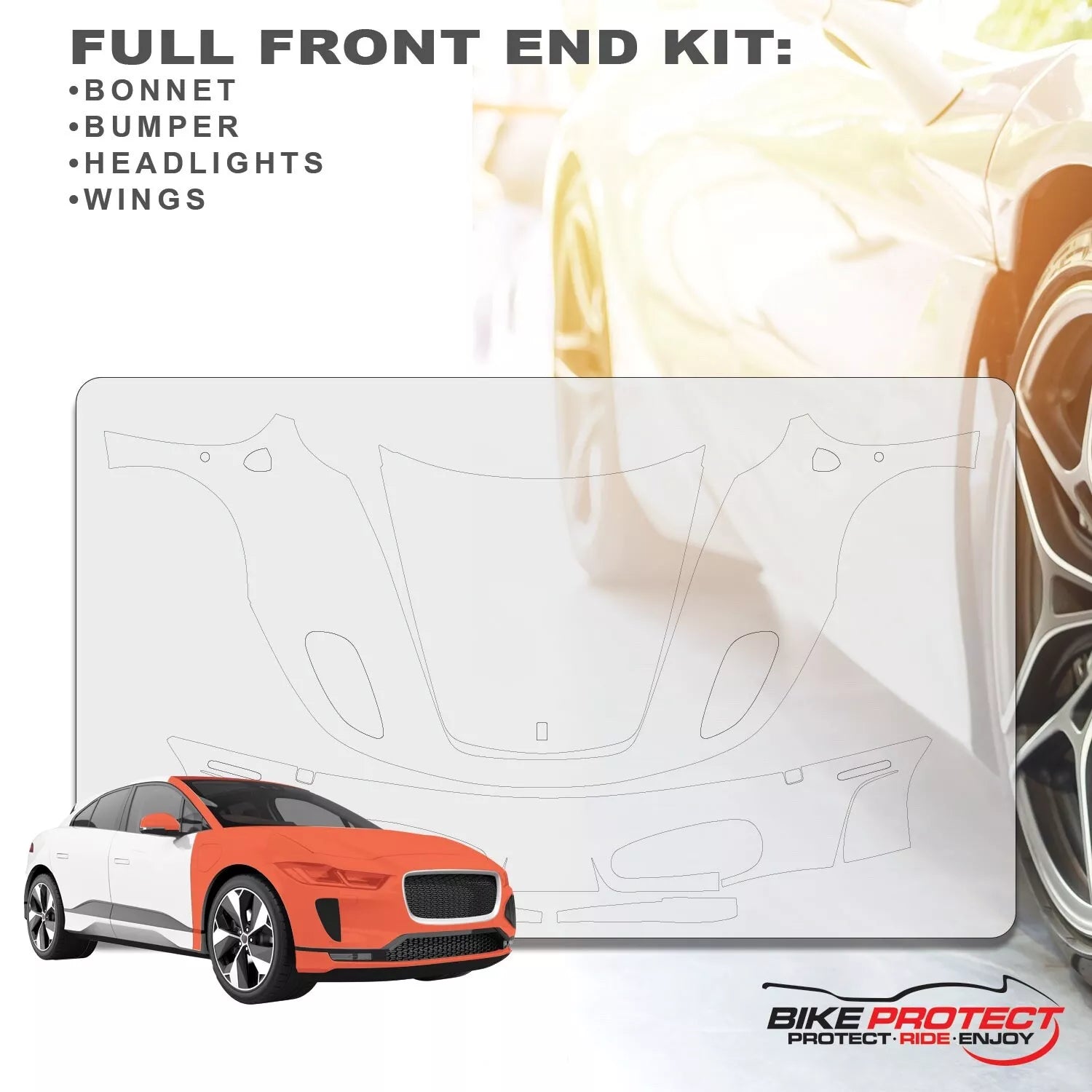 Ferrari F430 (2004 - 2009) PPF Paint Protection Film Full Front End Kit
