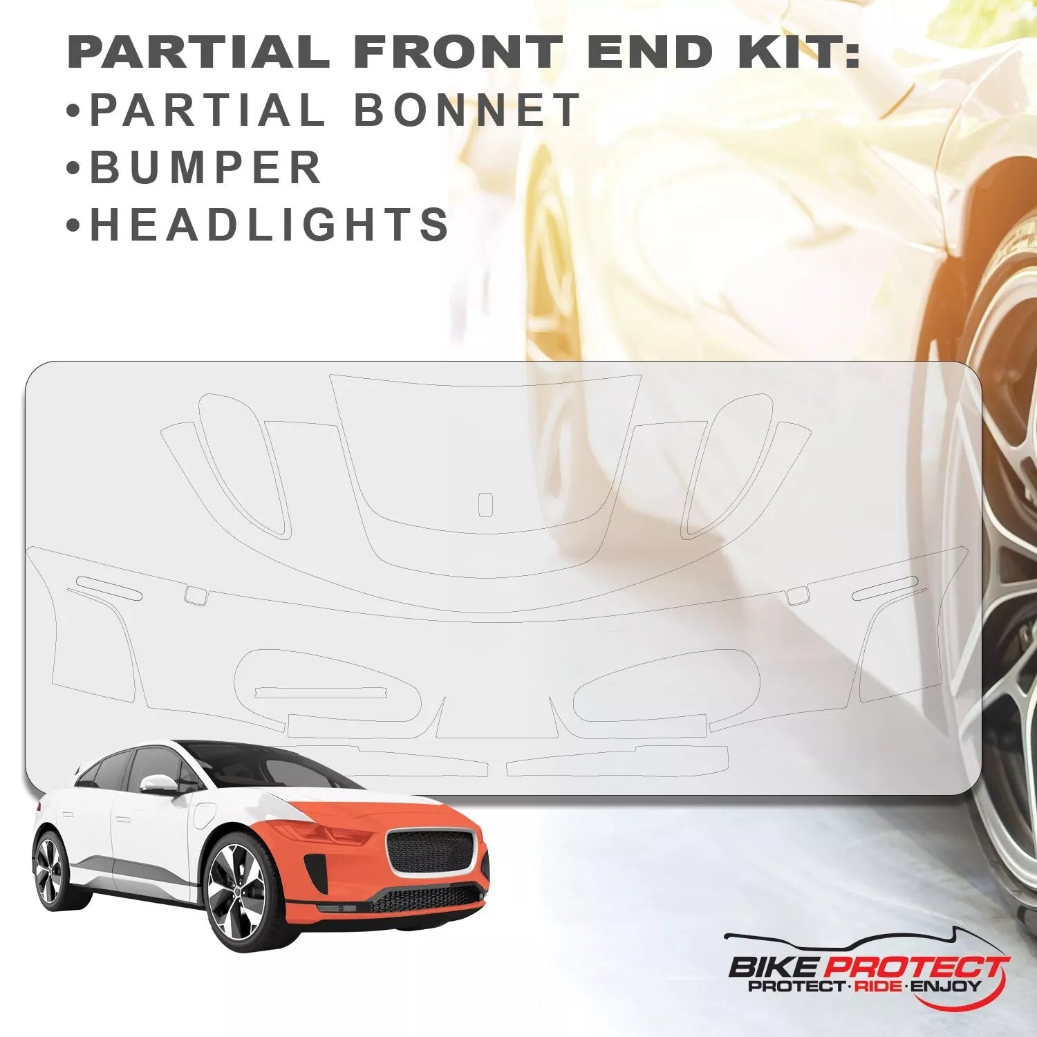 Ferrari F430 (2004 - 2009) PPF Paint Protection Film Partial Front End Kit
