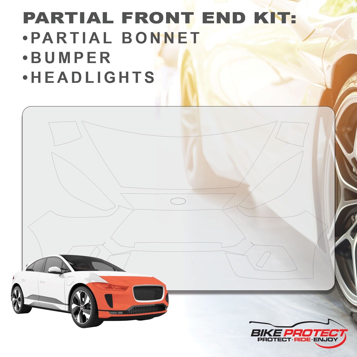 Ford Focus RS (2016 - 2018) PPF Paint Protection Film Partial Front End Kit