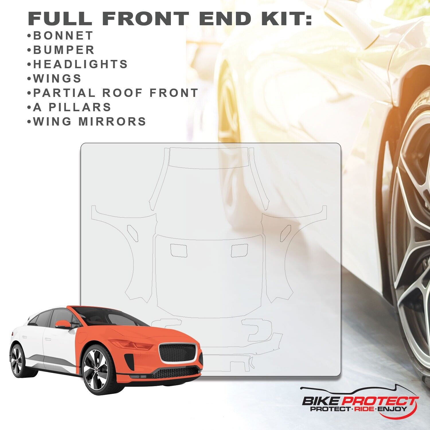 Ford Ranger Raptor (2024 - 2025) PPF Paint Protection Film Full Front End Kit