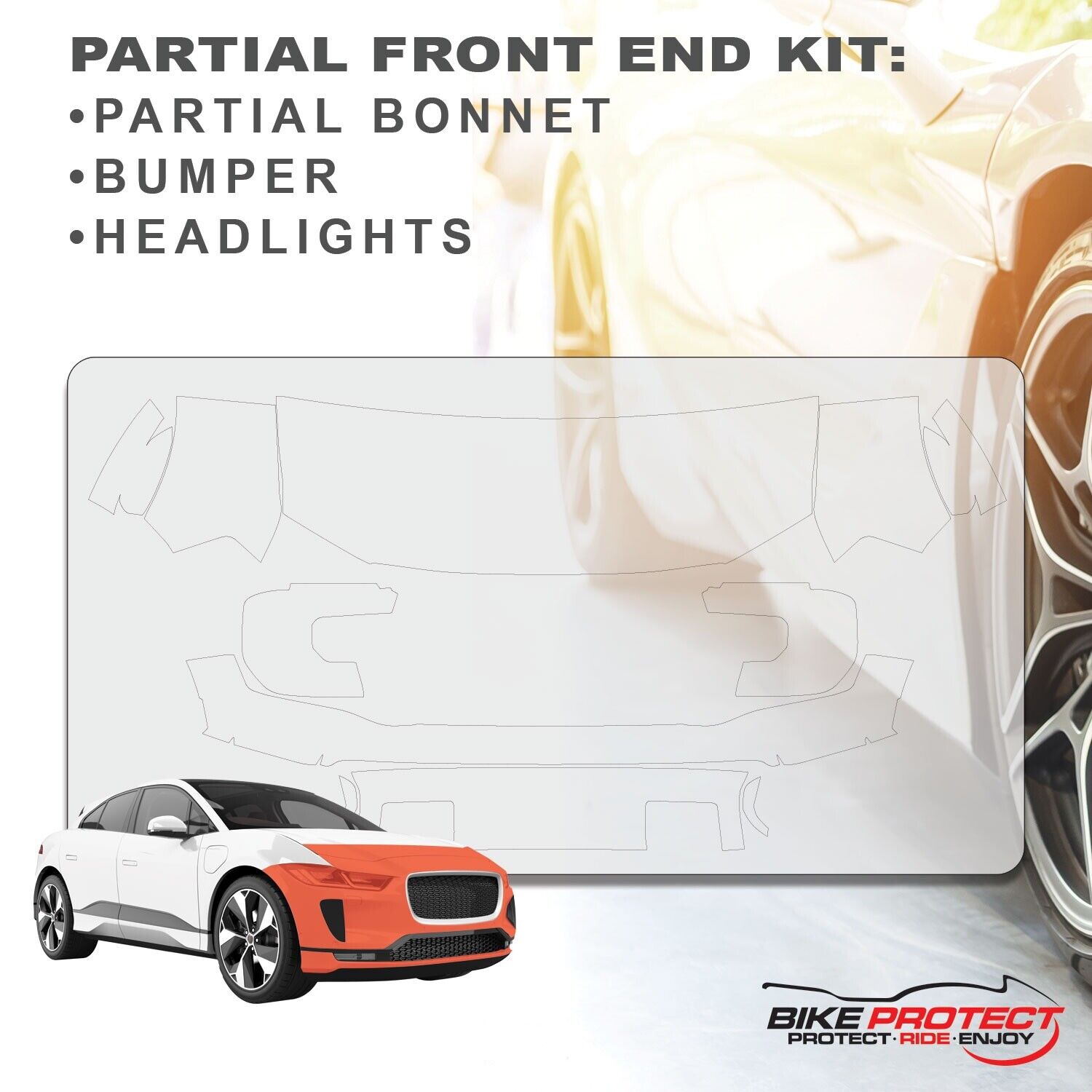 Ford Ranger Raptor (2024 - 2025) PPF Paint Protection Film Partial Front End Kit
