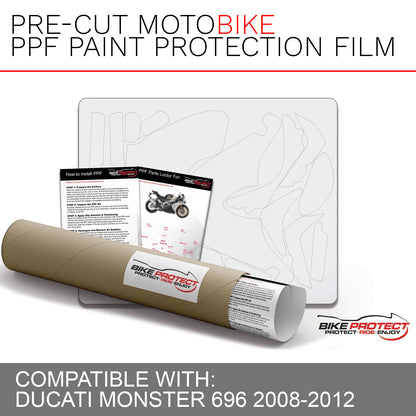 Ducati Monster 696 (2008 - 2012) PPF Paint Protection Film Kit