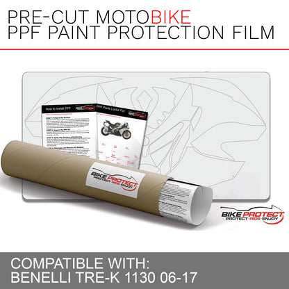 Full Paint Protection Film Kit Stone Guard for Benelli TRE-K 1130 06-17