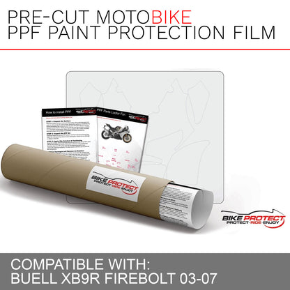 Buell XB9R Firebolt (2003 - 2007) PPF Paint Protection Film Kit