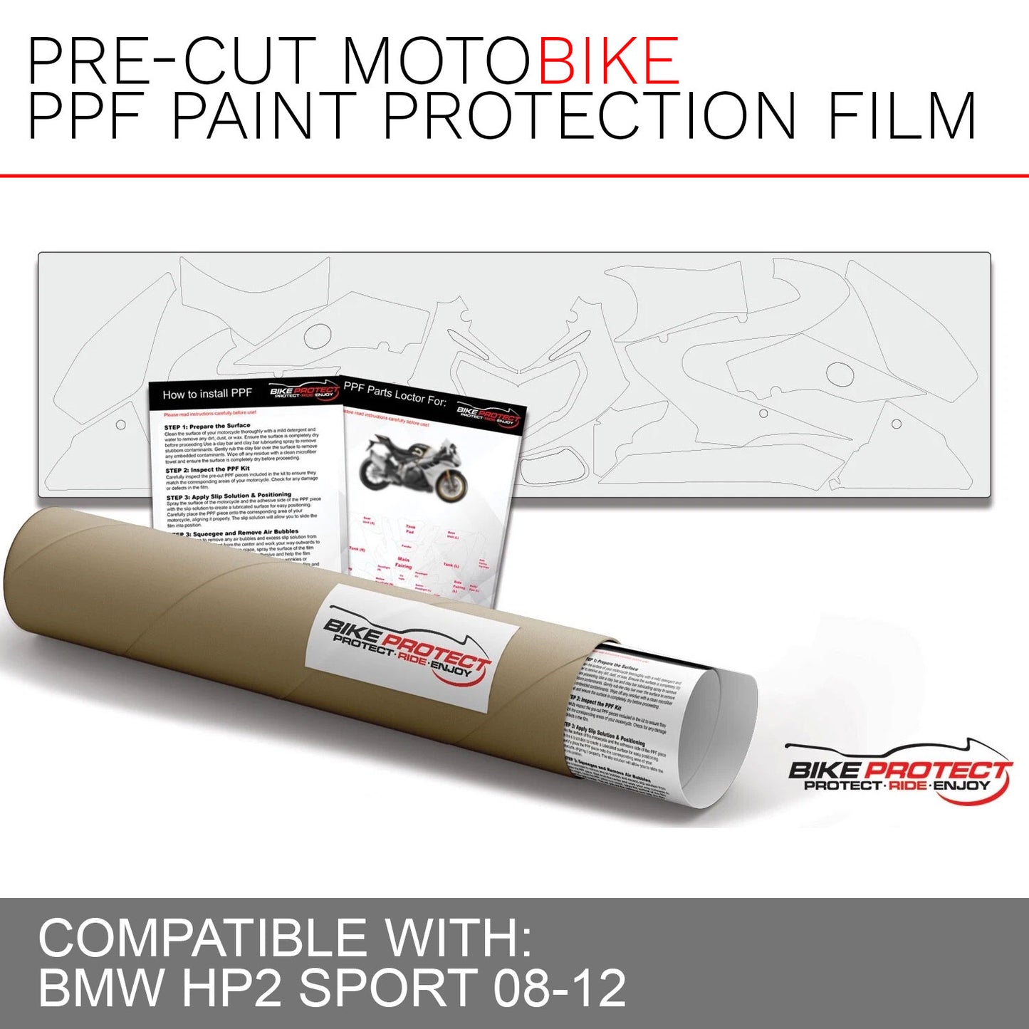 BMW HP2 Sport (2008 - 2012) PPF Paint Protection Film Kit