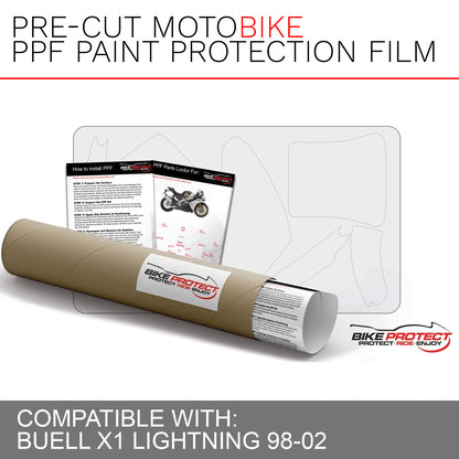 Buell X1 Lightning (1998 - 2002) PPF Paint Protection Film Kit