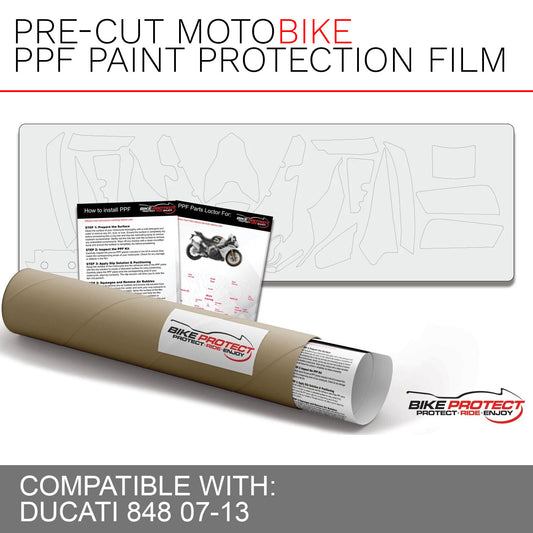 Ducati 848 (2007 - 2013) PPF Paint Protection Film Kit
