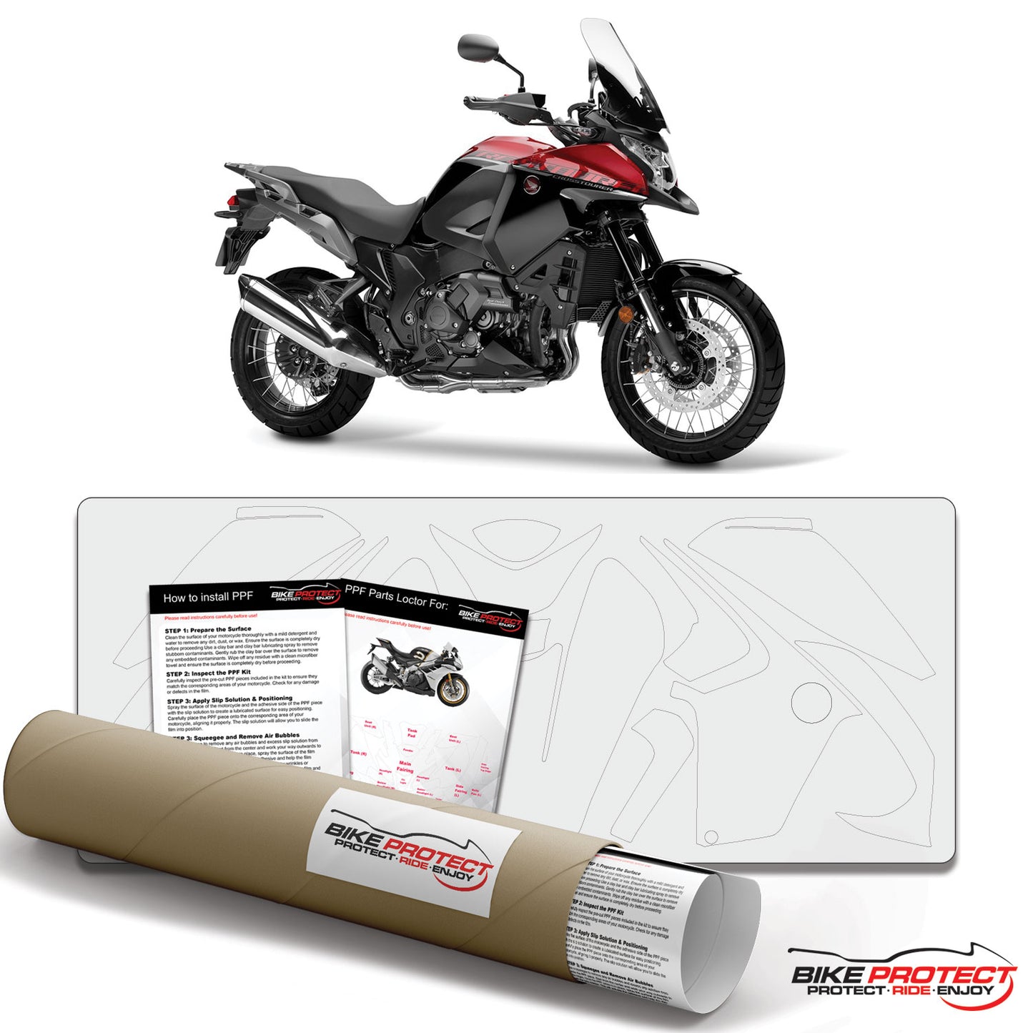 Honda VFR1200 X Crosstourer (2012-2021) PPF Paint Protection Film Kit