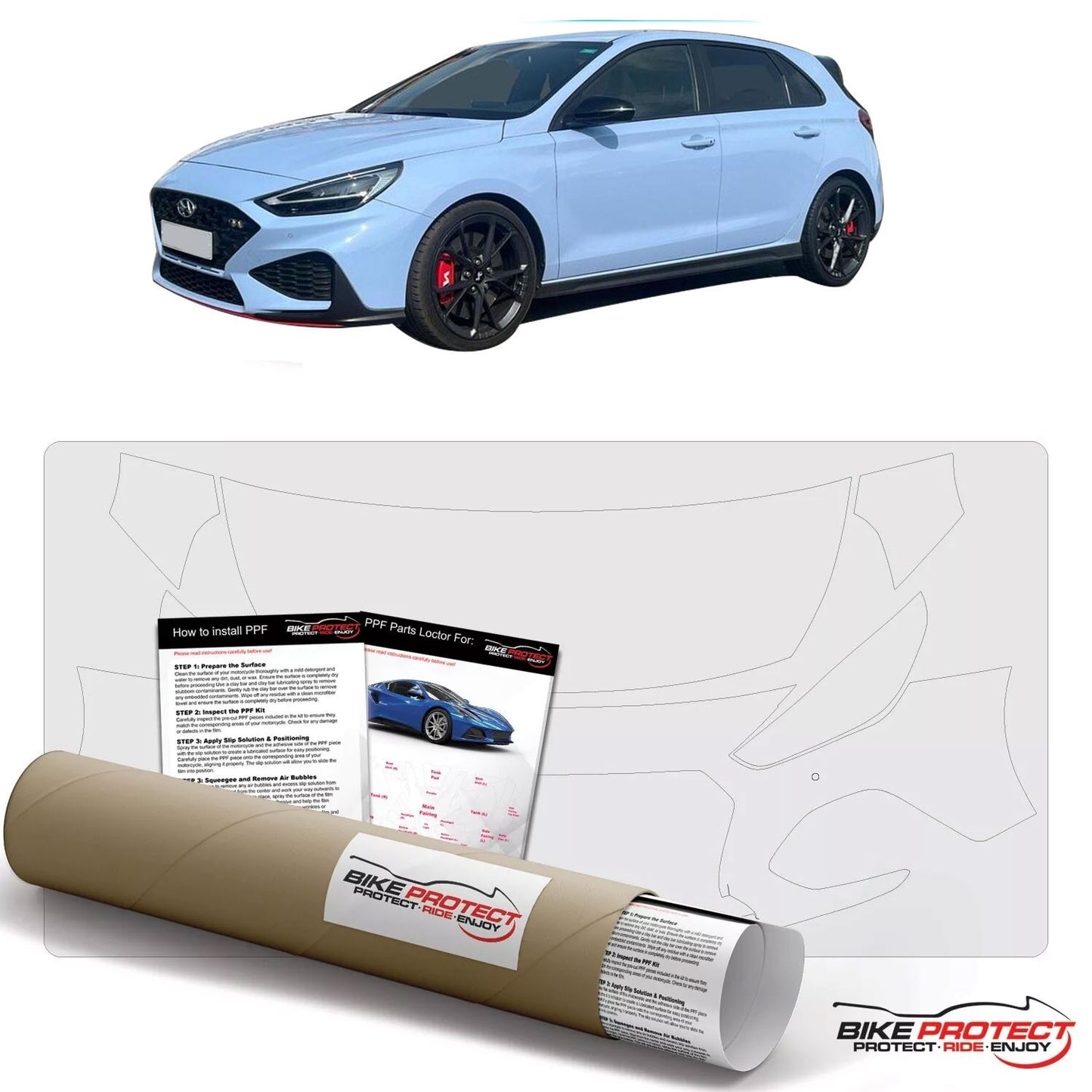 Hyundai I30N (2018 - 2024) PPF Paint Protection Film Kit