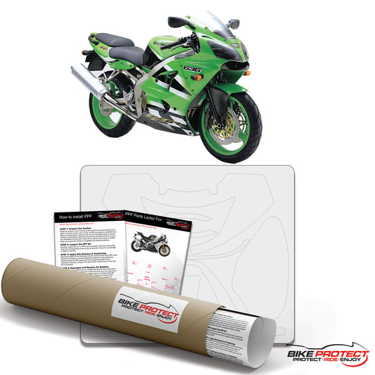 Kawasaki ZX-6R (2000-2003) PPF Paint Protection Film Kit