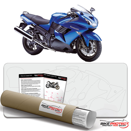 Kawasaki ZZ-R 1400 (2006-2011) PPF Paint Protection Film Kit