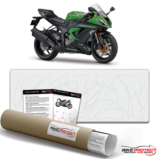 Kawasaki ZX-6R (2014-2018) PPF Paint Protection Film Kit