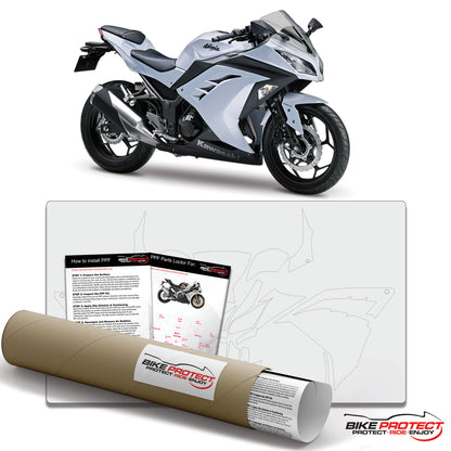 Kawasaki Ninja 300 (2012-2017) PPF Paint Protection Film Kit