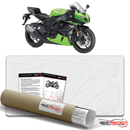 Kawasaki ZX-6R (2009-2013) PPF Paint Protection Film Kit