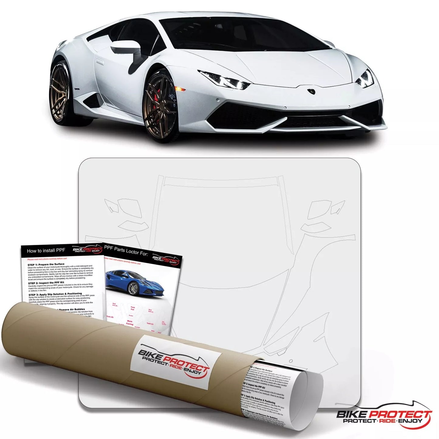 Lamborghini Huracan (2014 - 2019) PPF Paint Protection Film Kit