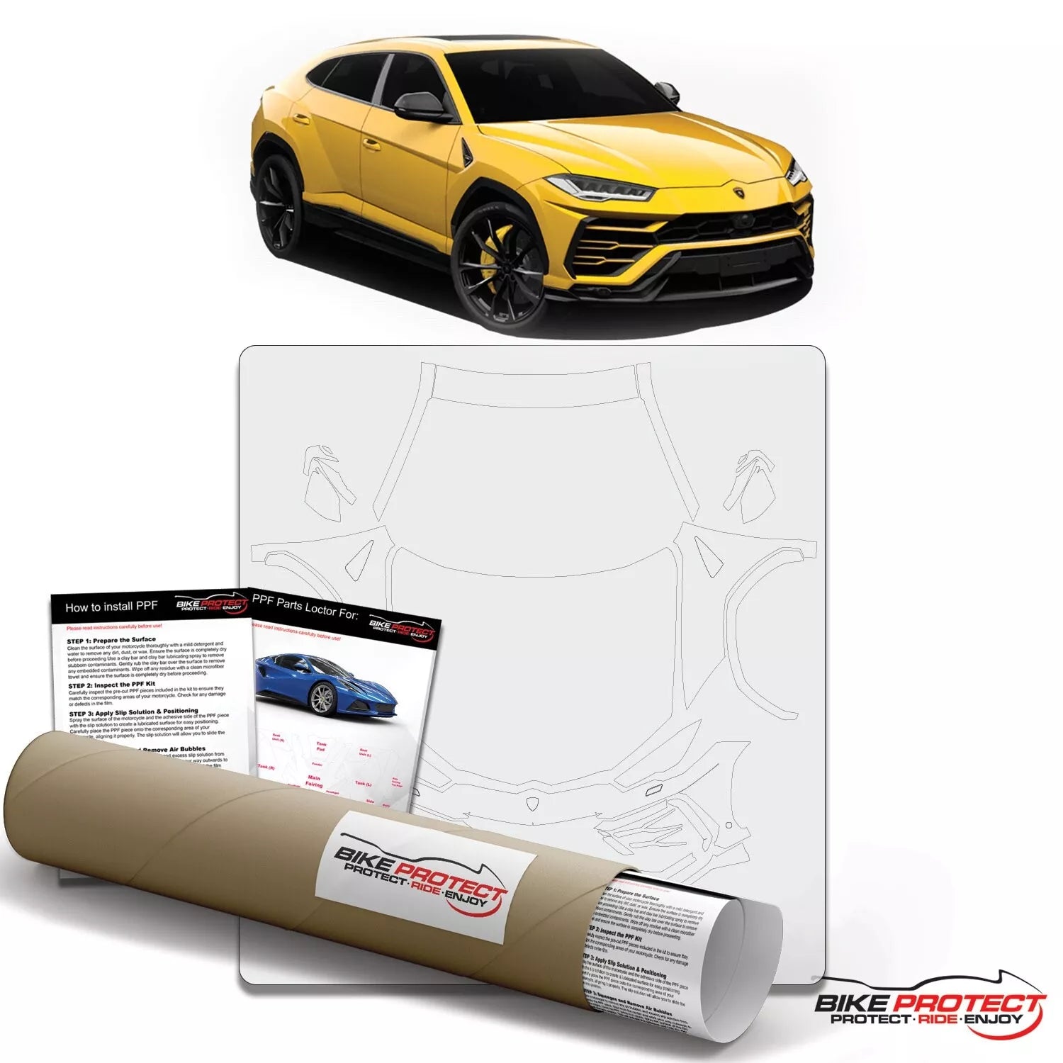 Lamborghini Urus (2018 - 2024) PPF Paint Protection Film Kit