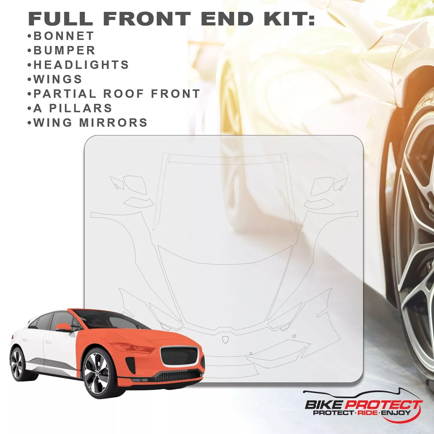 Lamborghini Huracan (2014 - 2019) PPF Paint Protection Film Full Front End Kit