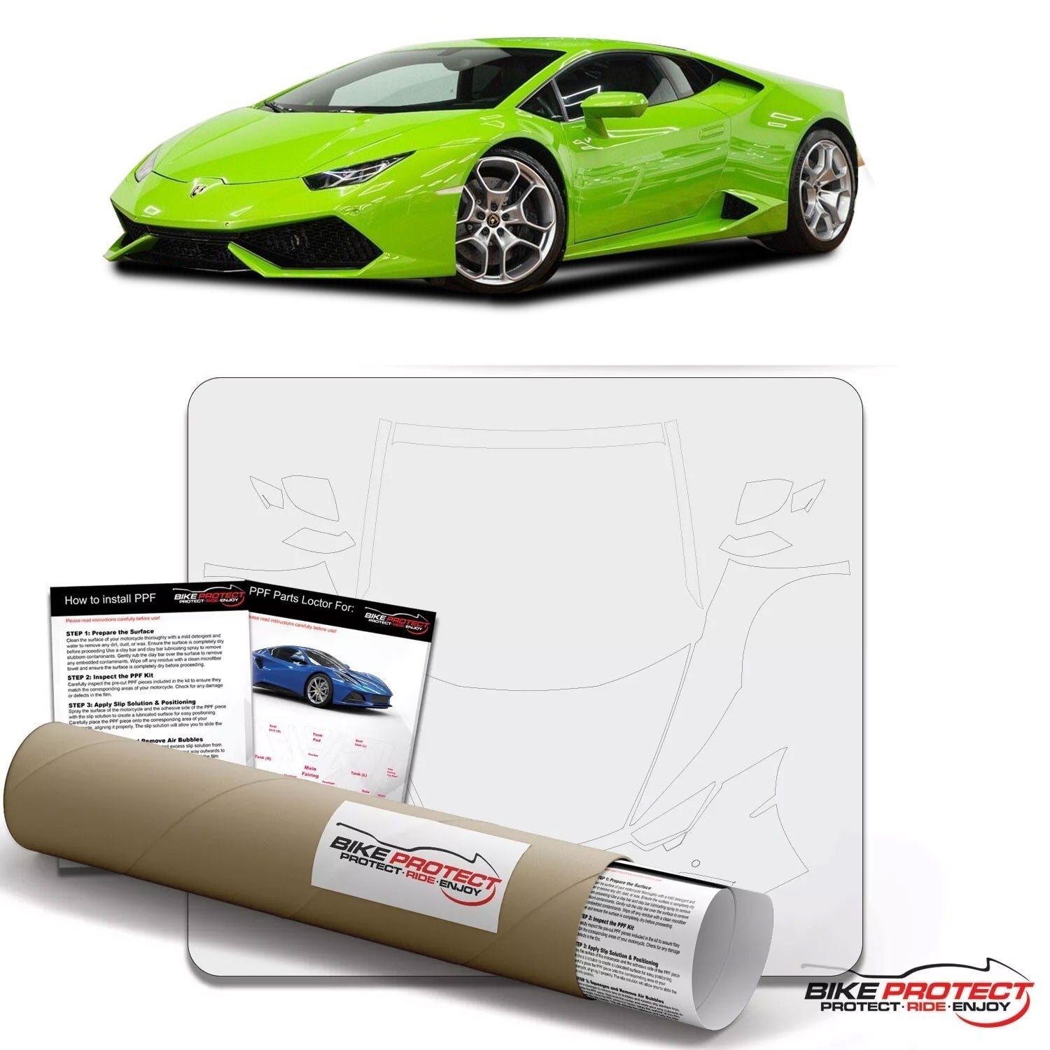 Lamborghini Huracan (2014 - 2019) PPF Paint Protection Film Kit