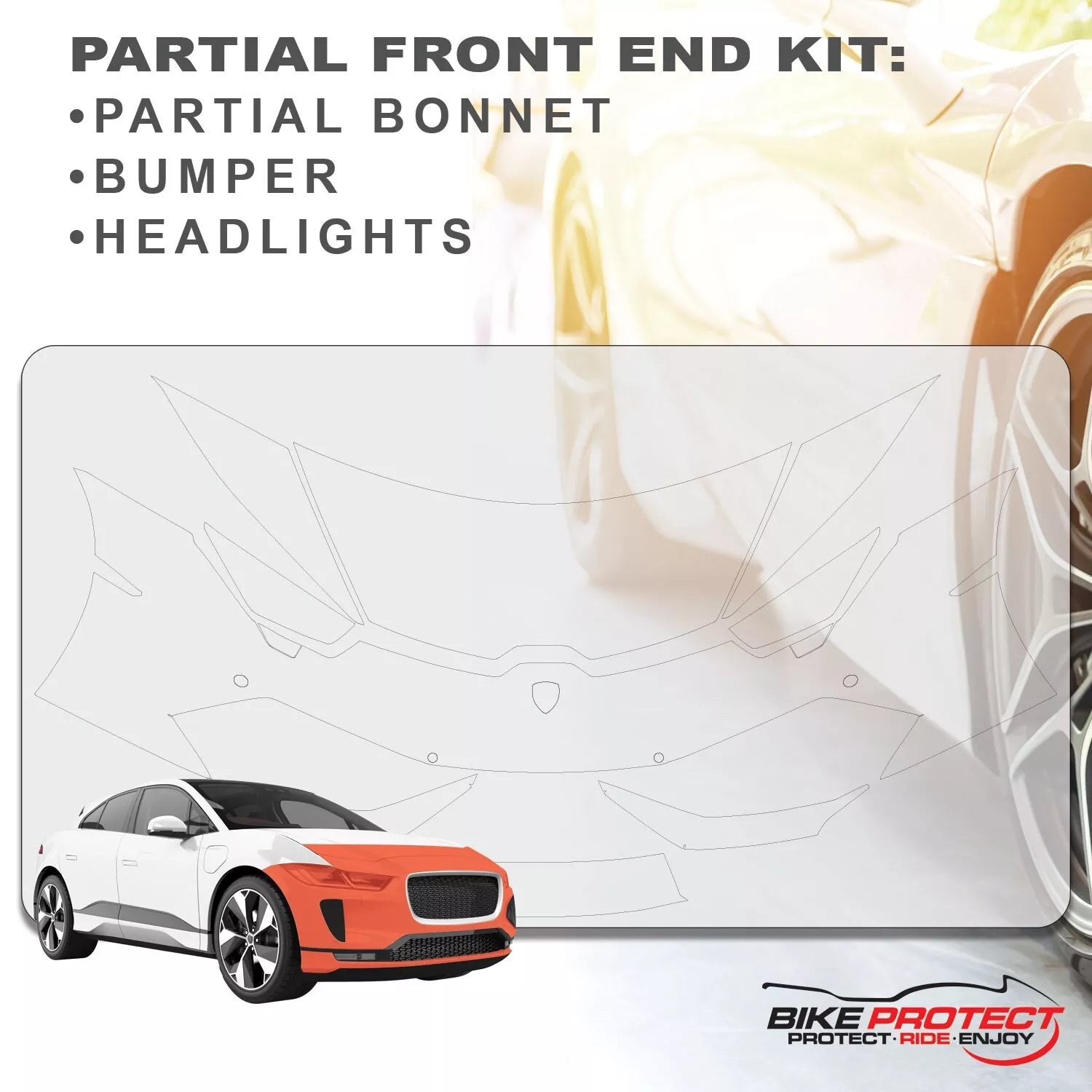 Lamborghini Huracan (2014 - 2019) PPF Paint Protection Film Partial Front End Kit