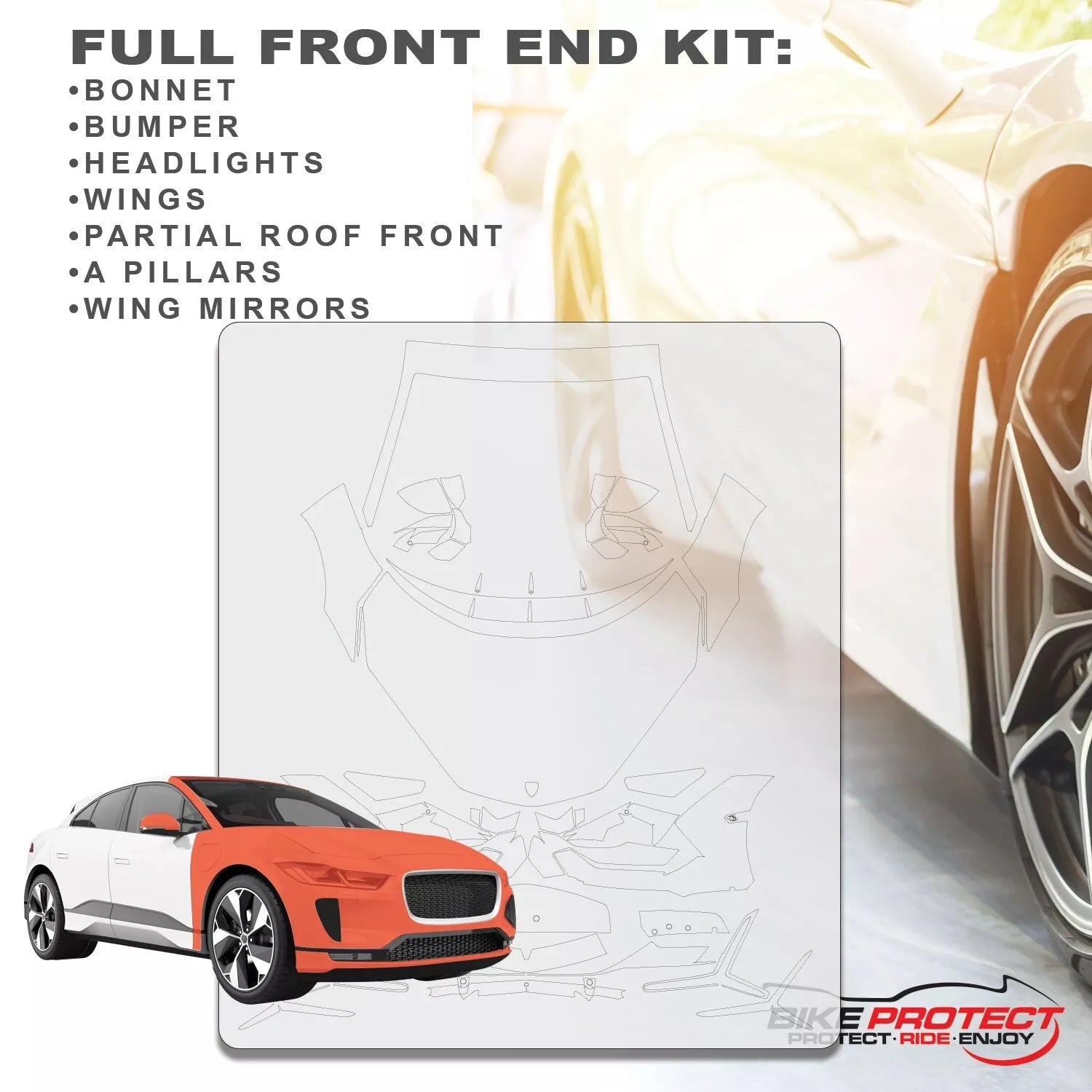 Lamborghini Revuelto (2024 - 2025) PPF Paint Protection Film Full Front End Kit