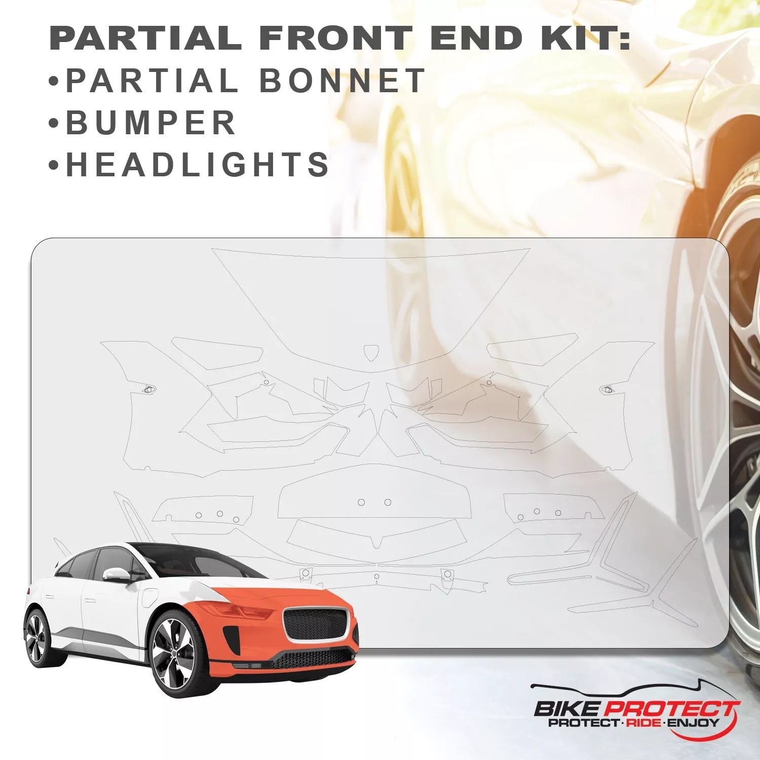Lamborghini Revuelto (2024 - 2025) PPF Paint Protection Film Partial Front End Kit