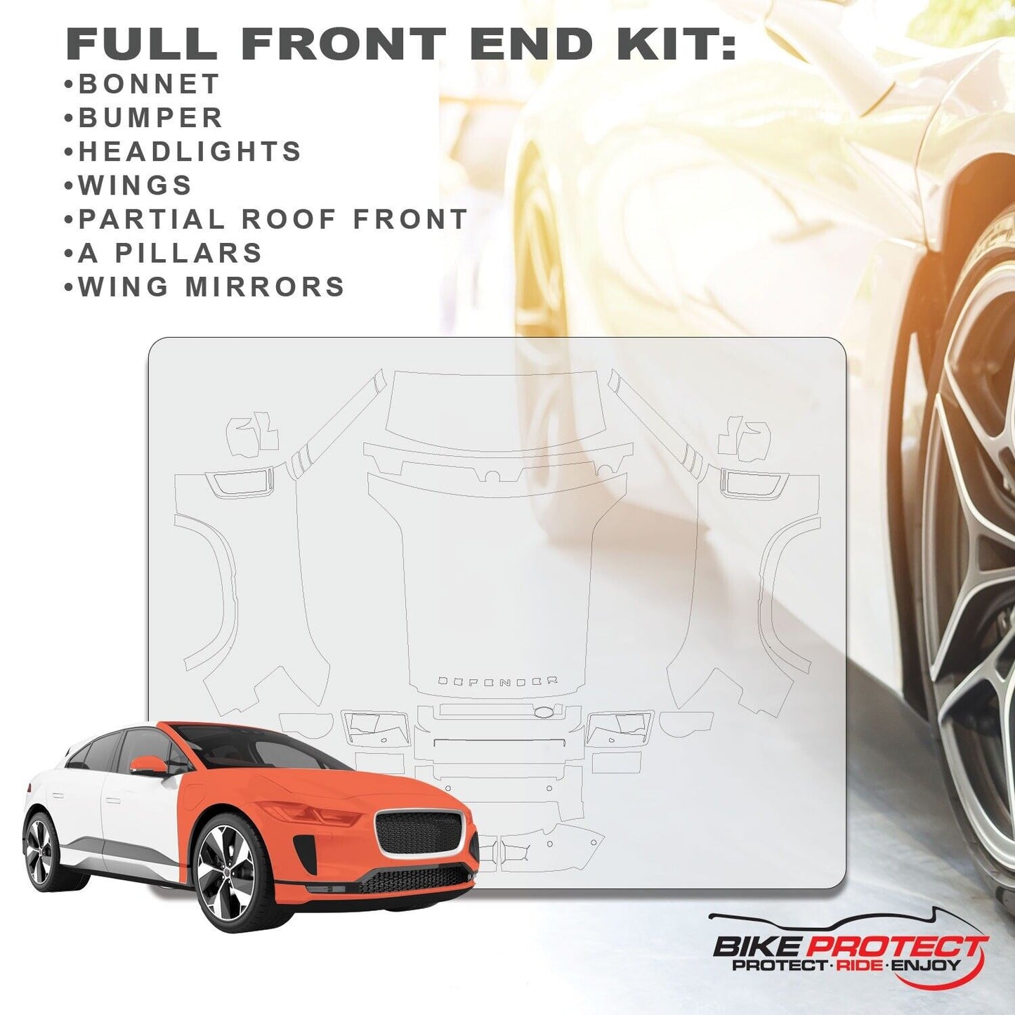 Land Rover Defender 90 (2020 - 2025) PPF Paint Protection Film Kit