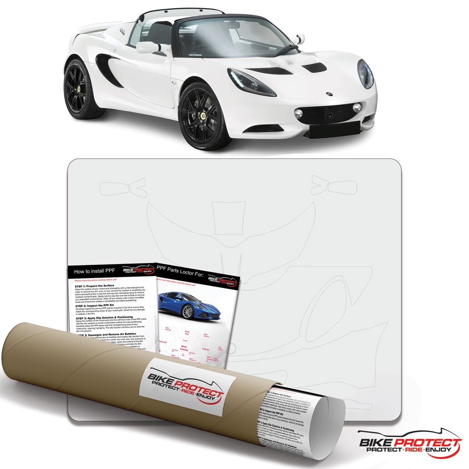 Lotus Elise S3 (2011 - 2017) PPF Paint Protection Film Kit